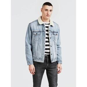 Levi's Mens Sherpa Trucker Jacket Size L